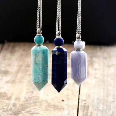 Calming Essential Oil Diffuser Gemstone Pendant-Your Soul Place
